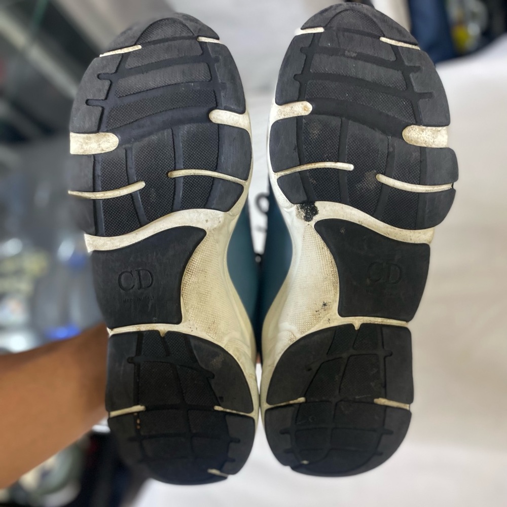 Dior B22 Trainer Blue Yellow Size 8M - Picture 7 of 12